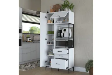 Manorma Highboard - Hvit - Oppbevaring - Skap - Oppbevaringsskap