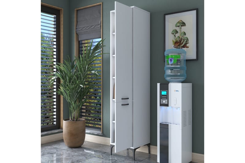 Manorma Highboard - Hvit - Oppbevaring - Skap - Oppbevaringsskap
