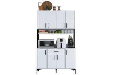 Manorma Highboard - Hvit - Oppbevaring - Skap - Oppbevaringsskap