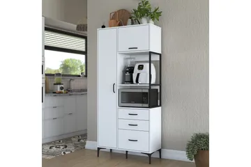 Manorma Highboard - Hvit - Oppbevaring - Skap - Oppbevaringsskap