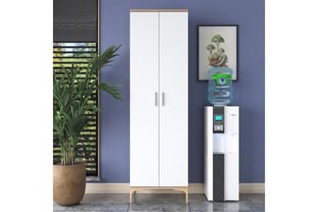 Manorma Highboard - Valnøtt/Hvit - Oppbevaring - Skap - Oppbevaringsskap