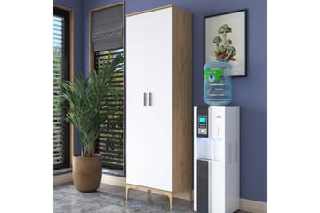 Manorma Highboard - Valnøtt/Hvit - Oppbevaring - Skap - Oppbevaringsskap