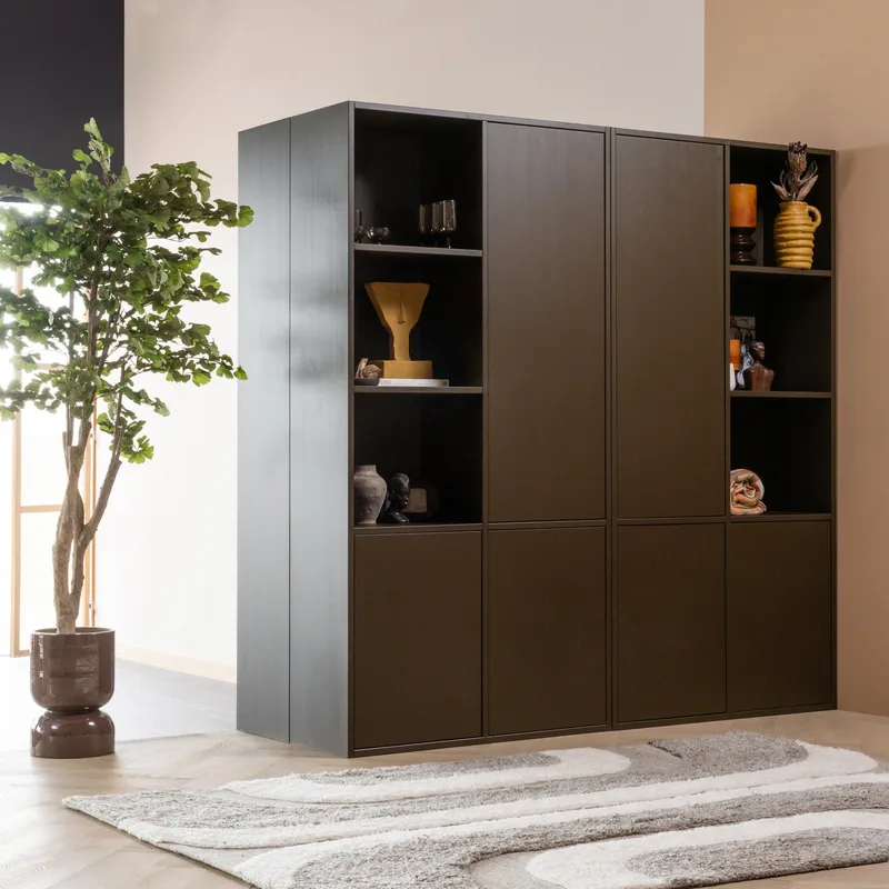 Oppbevaringsskap Meggy 215 cm - Mellombrun - Oppbevaring - Skap - Oppbevaringsskap