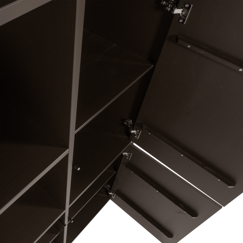 Oppbevaringsskap Meggy 215 cm - Mellombrun - Oppbevaring - Skap - Oppbevaringsskap