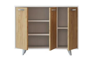 Mod Skjenk i Tre - Hvit|Brun - Oppbevaring - Oppbevaringsmøbler - Sideboard & skjenk