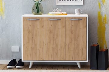 Mod Skjenk i Tre - Hvit|Brun - Oppbevaring - Oppbevaringsmøbler - Sideboard & skjenk