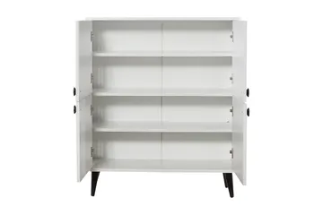 Multi Purpose Cabinet Hvit|Svart - Hvit/Svart/Gul - Oppbevaring - Skap - Oppbevaringsskap
