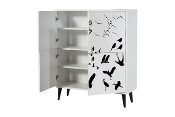 Multi Purpose Cabinet Hvit|Svart - Hvit/Svart - Oppbevaring - Skap - Oppbevaringsskap