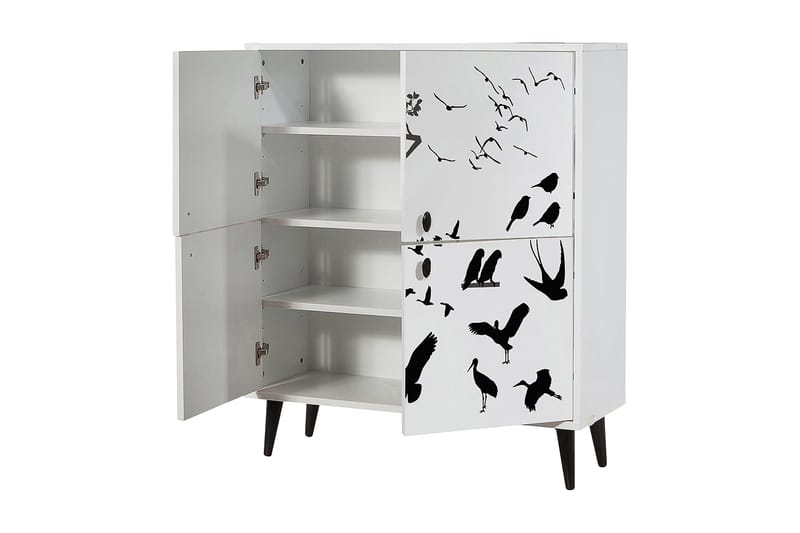 Multi Purpose Cabinet Hvit|Svart - Hvit/Svart - Oppbevaring - Skap - Oppbevaringsskap