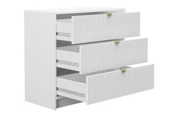 Novaj Highboard - Hvid - Oppbevaring - Skap - Oppbevaringsskap