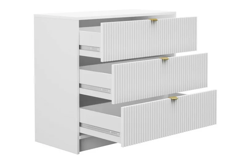 Novaj Highboard - Hvid - Oppbevaring - Skap - Oppbevaringsskap