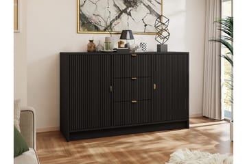 Novaj Highboard - Svart - Oppbevaring - Skap - Oppbevaringsskap