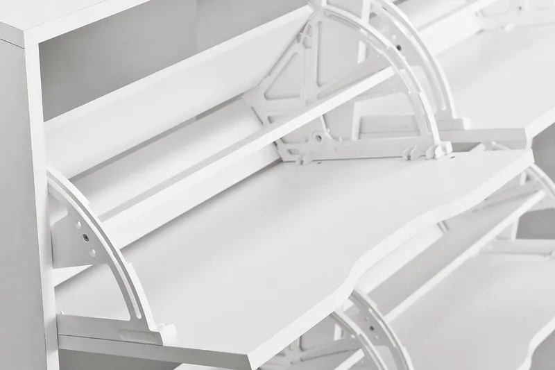 Novalis Skoskap 100 cm - Hvit - Oppbevaring - Skap - Oppbevaringsskap