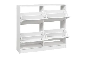 Novalis Skoskap 100 cm - Hvit - Oppbevaring - Skap - Oppbevaringsskap