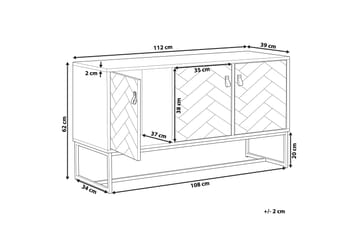 Nueva Skap 112x39 cm - Tre/natur - Oppbevaring - Skap - Oppbevaringsskap