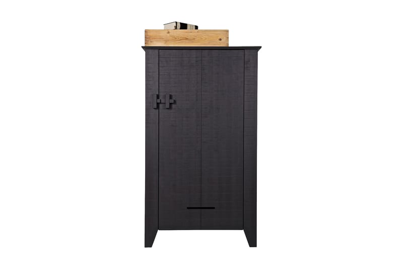 Oppbevaringsskap Amitra 85 cm - Svart Furu - Oppbevaring - Skap - Oppbevaringsskap