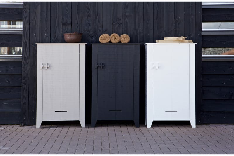 Oppbevaringsskap Amitra 85 cm - Svart Furu - Oppbevaring - Skap - Oppbevaringsskap