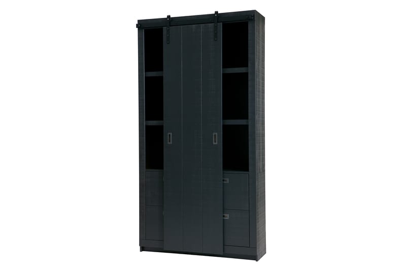 Oppbevaringsskap Celiette 122 cm - Svart Furu - Oppbevaring - Skap - Oppbevaringsskap