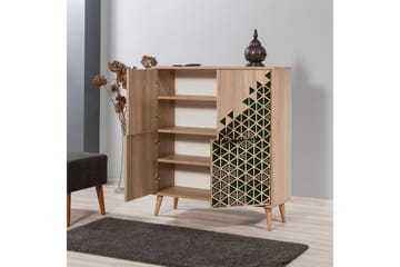 Oppbevaringsskap Gillberga 111 cm - Brun - Oppbevaring - Skap - Oppbevaringsskap