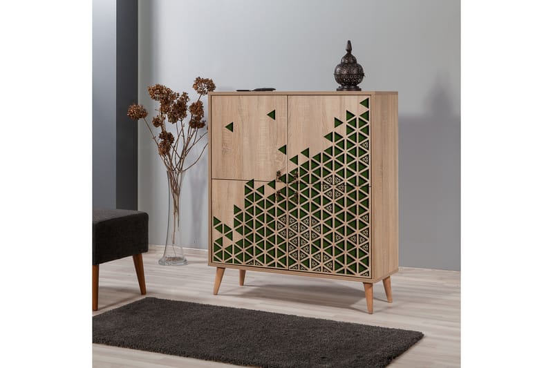 Oppbevaringsskap Gillberga 111 cm - Brun - Oppbevaring - Skap - Oppbevaringsskap