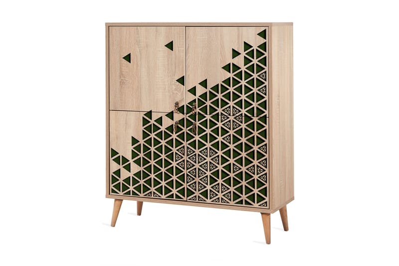 Oppbevaringsskap Gillberga 111 cm - Brun - Oppbevaring - Skap - Oppbevaringsskap