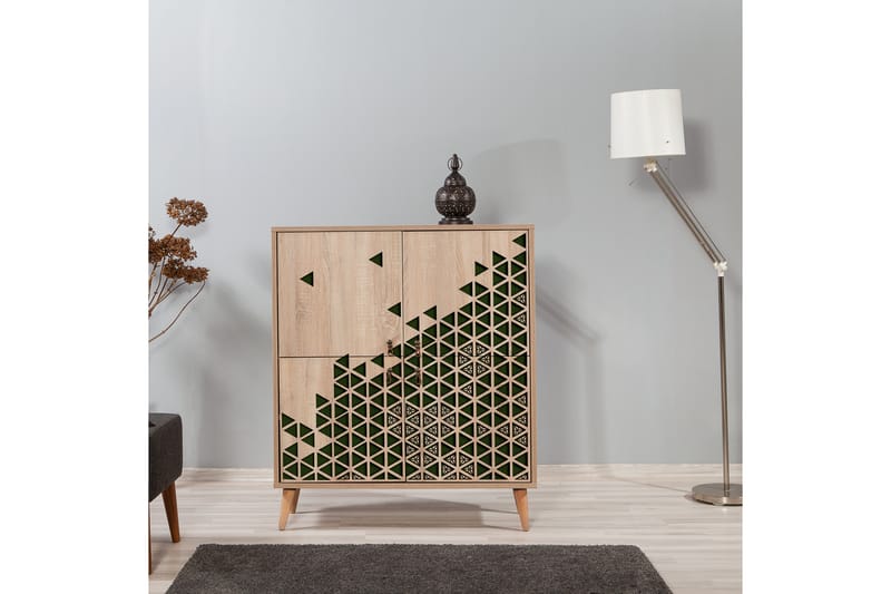 Oppbevaringsskap Gillberga 111 cm - Brun - Oppbevaring - Skap - Oppbevaringsskap