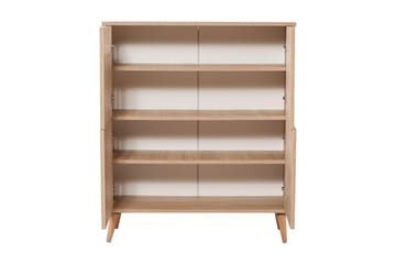 Oppbevaringsskap Gillberga 111 cm - Brun/Blå - Oppbevaring - Skap - Oppbevaringsskap