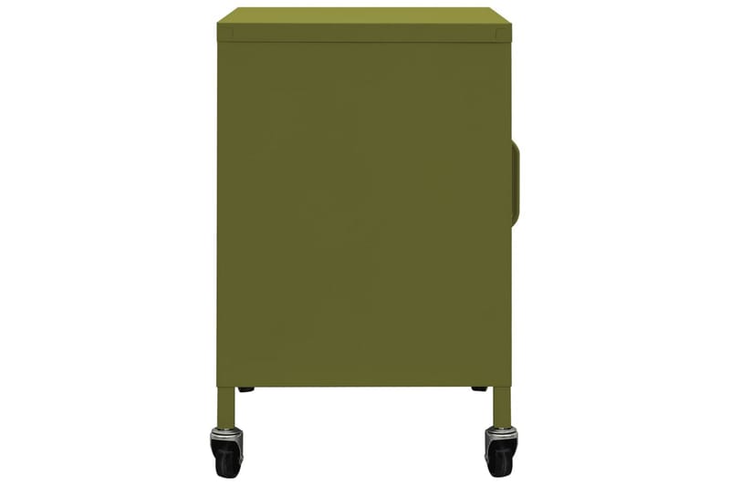 Oppbevaringsskap olivengrønn 60x35x49 cm stål - grønn - Oppbevaringsskap - Klesskap & skifterom