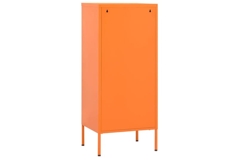 Oppbevaringsskap oransje 42,5x35x101,5 cm stål - Oransj - Oppbevaringsskap - Klesskap & skifterom