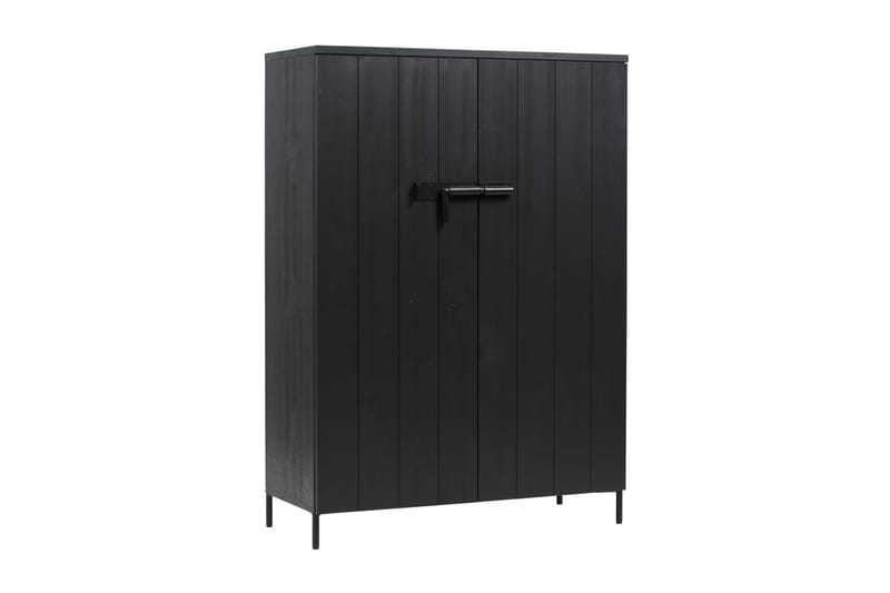 Oppbevaringsskap Shamus 100 cm - Svart Furu - Oppbevaring - Skap - Oppbevaringsskap