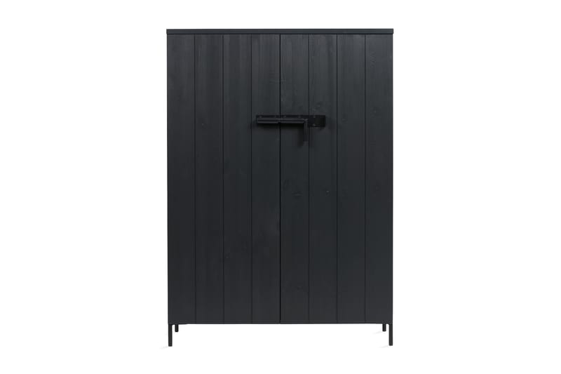 Oppbevaringsskap Shamus 100 cm - Svart Furu - Oppbevaring - Skap - Oppbevaringsskap