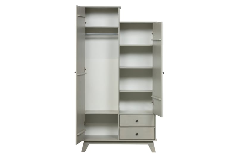 Oppbevaringsskap Southwick 98x190 cm - Offwhite - Oppbevaring - Skap - Oppbevaringsskap
