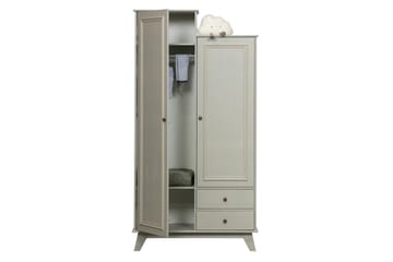 Oppbevaringsskap Southwick 98x190 cm - Offwhite - Oppbevaring - Skap - Oppbevaringsskap
