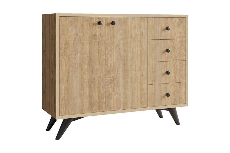 Oppbevaringsskap Urgby 100x82 cm - Brun - Oppbevaringsskap