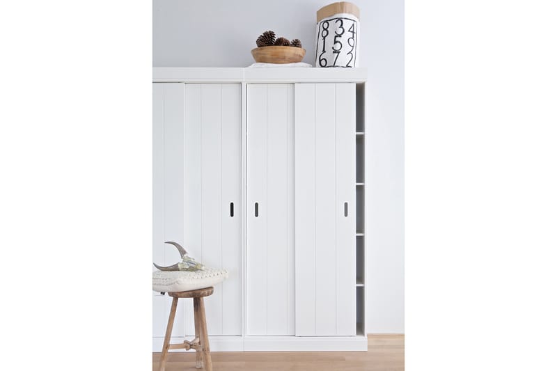 Oppbevaringsskap Venkata 85 cm - Hvit Furu - Oppbevaring - Skap - Oppbevaringsskap