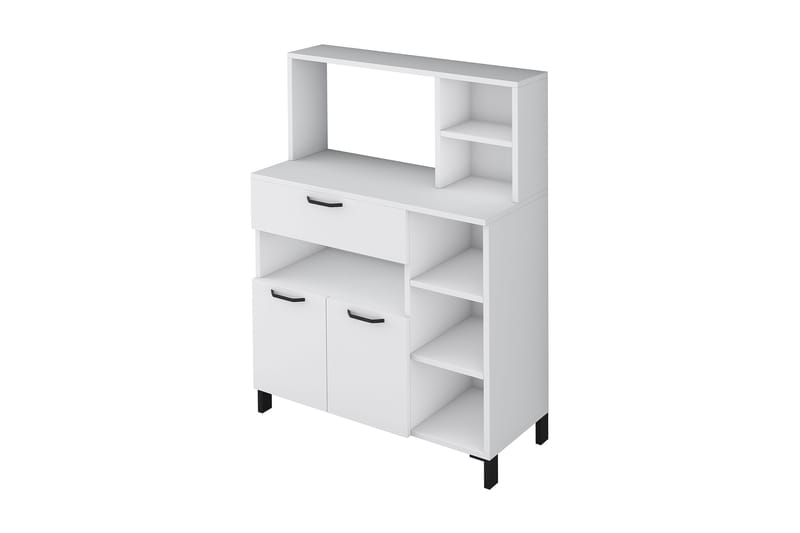 Oppbevaringsskap Violaceae 90x133,8 cm - Hvit - Oppbevaring - Skap - Oppbevaringsskap