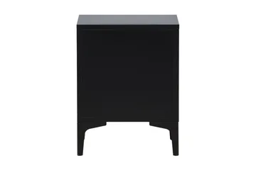 Piring Skapkommode med to skuffer 45x40x52 cm - Sort - Oppbevaring - Skap - Oppbevaringsskap