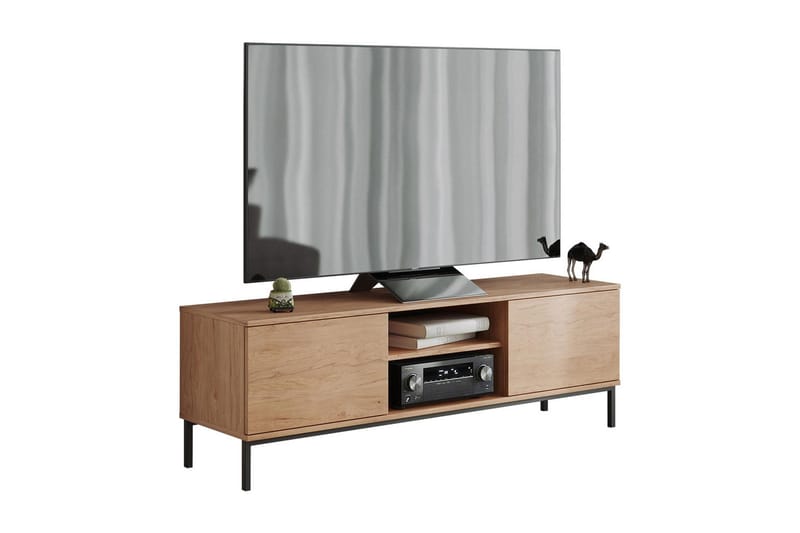 Querty Skapkommode 150x50x41 cm - Natur/Svart - Oppbevaring - Skap - Oppbevaringsskap