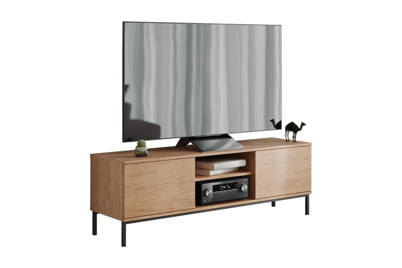 Querty Skapkommode 150x50x41 cm - Natur/Svart - Oppbevaring - Skap - Oppbevaringsskap