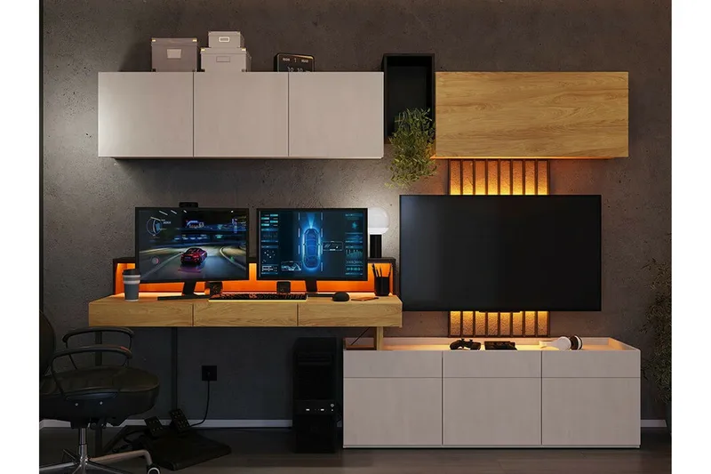 Rathmore Highboard Light brown - Oppbevaring - Skap - Oppbevaringsskap