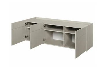 Rathmore Highboard Ljusgrå - Oppbevaring - Skap - Oppbevaringsskap