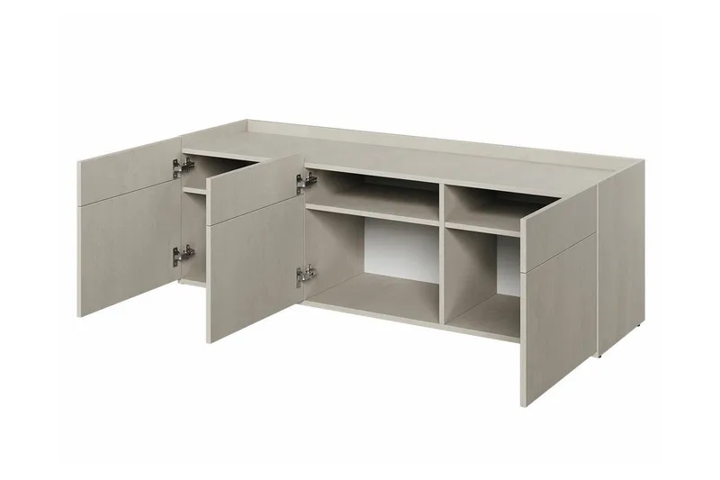 Rathmore Highboard Ljusgrå - Oppbevaring - Skap - Oppbevaringsskap