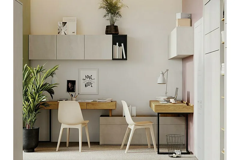 Rathmore Highboard NO_BRAND Ljusgrå - Oppbevaring - Skap - Oppbevaringsskap