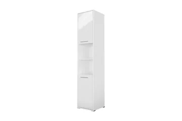 Rauk Förvaringsskåp 45 cm NO_BRAND White High gloss 45x46x217 - Oppbevaring - Skap - Oppbevaringsskap