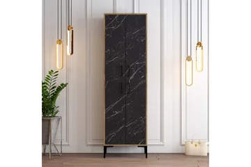 Retzow Skoskap 60x35 cm - Mørkebrun/Svart - Oppbevaring - Skap - Oppbevaringsskap