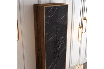 Retzow Skoskap 60x35 cm - Mørkebrun/Svart - Oppbevaring - Skap - Oppbevaringsskap