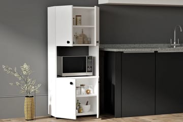 Rinorea Kjøkkenskap 60x140 cm - Hvit - Oppbevaring - Skap - Oppbevaringsskap