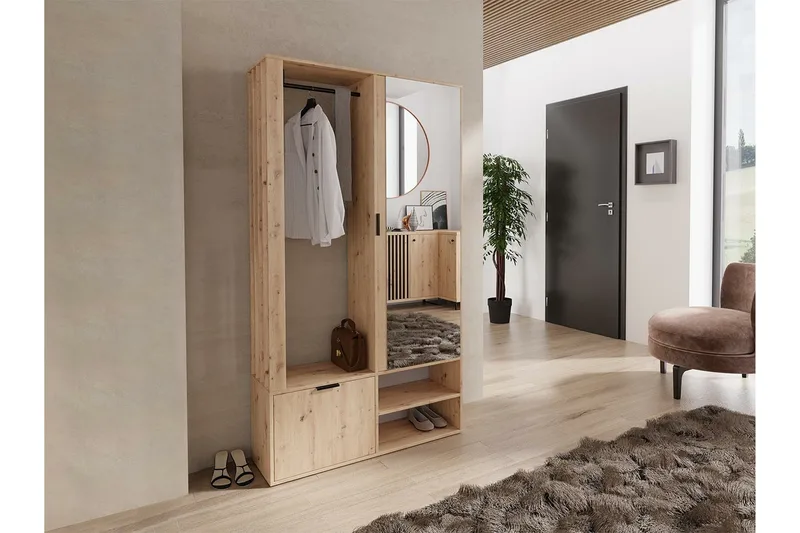 Rosehall Highboard NO_BRAND Brown - Oppbevaring - Skap - Oppbevaringsskap