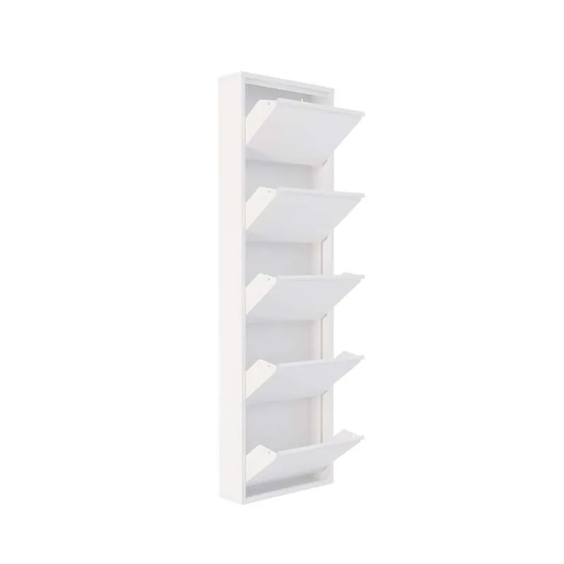 Rylanis skoskap 50x169 cm - Hvit - Oppbevaring - Skap - Oppbevaringsskap
