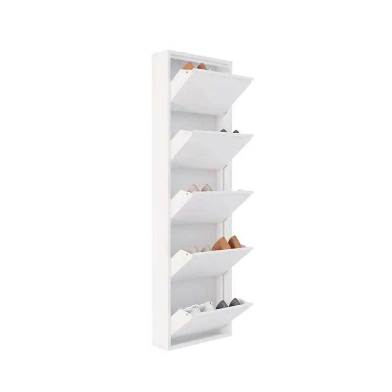 Rylanis skoskap 50x169 cm, Hvit